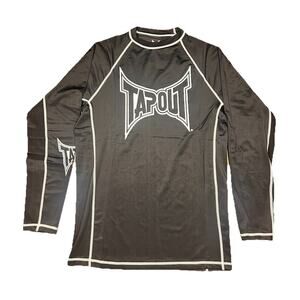 Y2K Tapout Large Shirt NWT Long Sleeve MMA Rashguard Spandex Taiwan 2000s